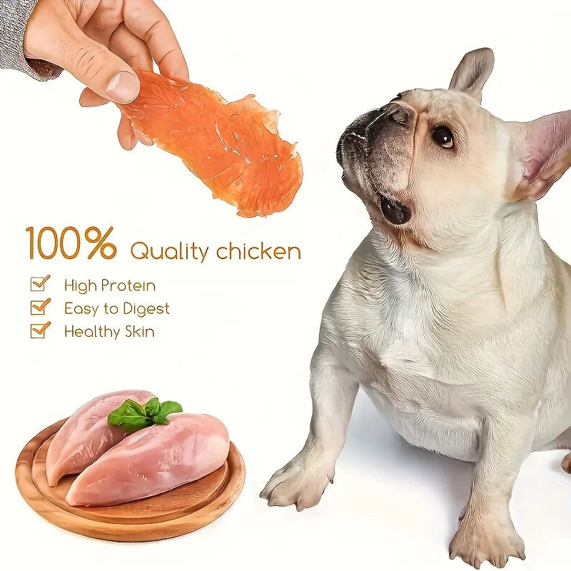 3.53oz/1.1LB Chicken Dog Treats
