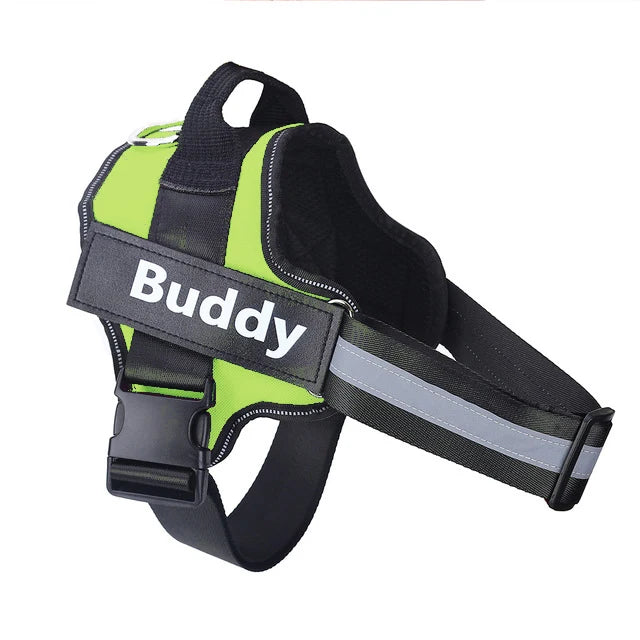 Personalized Dog NO PULL Reflective Breathable Harness