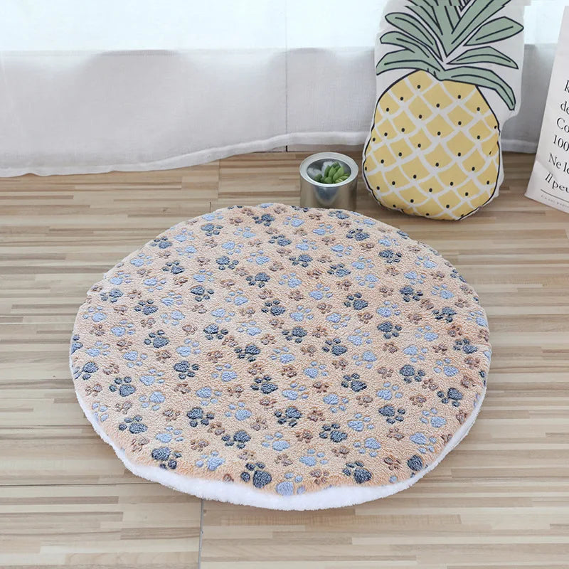 Soft Sofa Cushion Cotton Washable Round Pet Mat Bed