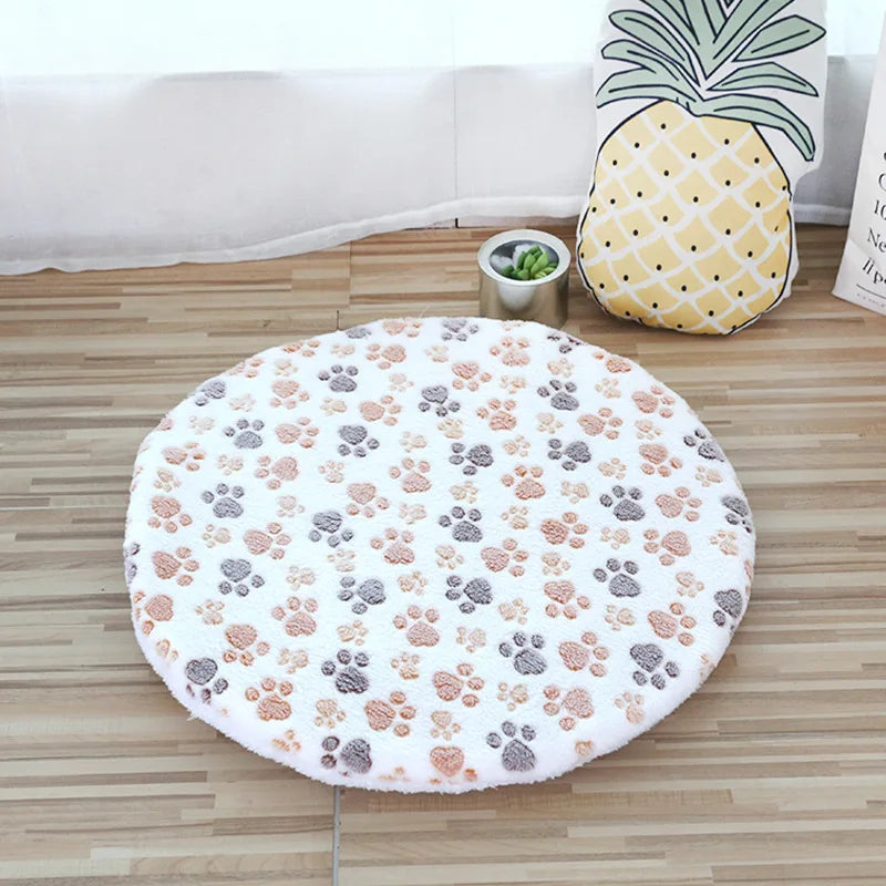 Soft Sofa Cushion Cotton Washable Round Pet Mat Bed