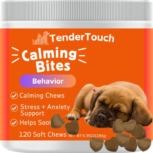 120 Chews -  TenderTouch Calming for Dogs , Anxiety  for Everyday Stress