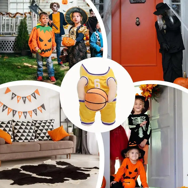 Basketball Player Pet Costume Holding Basketball