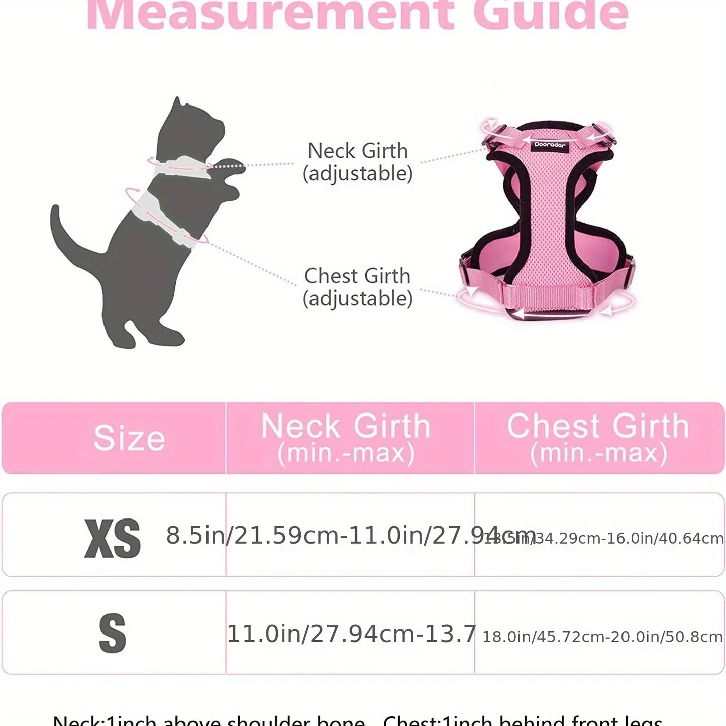 Cat Non-Slip Adjustable Leash Vest Pet Chest Carrier