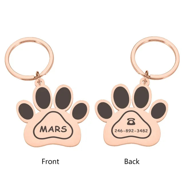 Customized Dog Collar Name Tag Dog Medal with Engraving