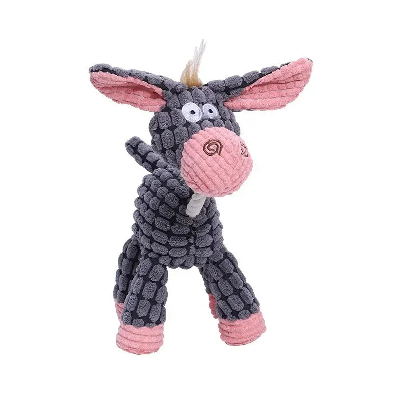Animal Shaped Bite Resistant Squeaky Toys