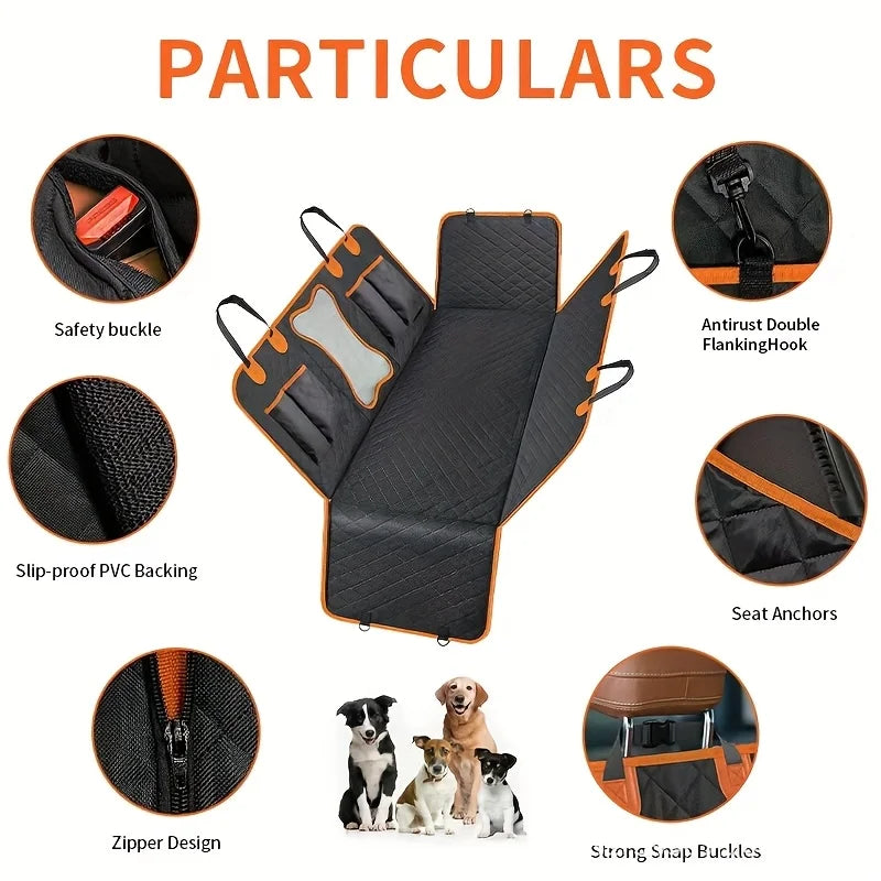 Pet Dog Car Seat Cover 100% Waterproof