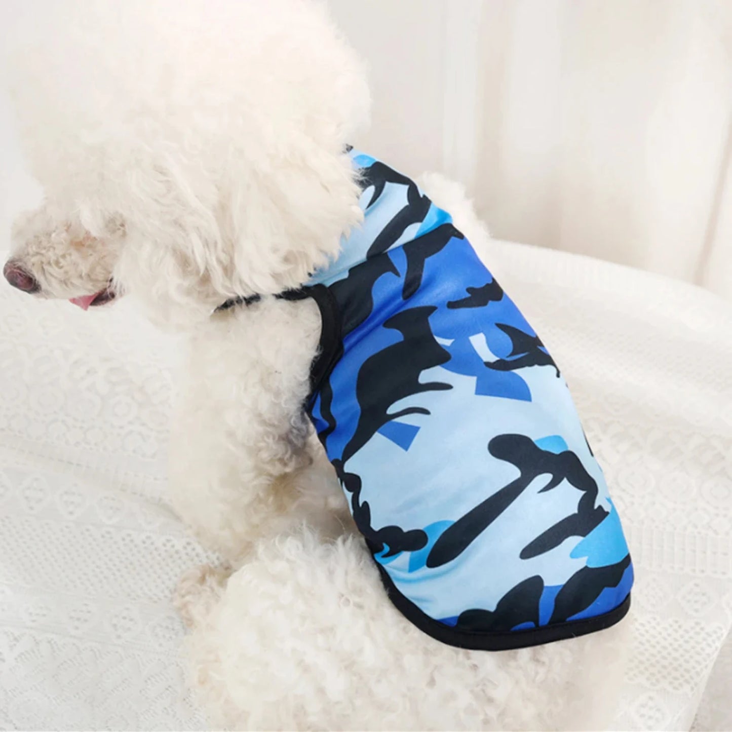 2023 Style Dog Clothes Camouflage Vest