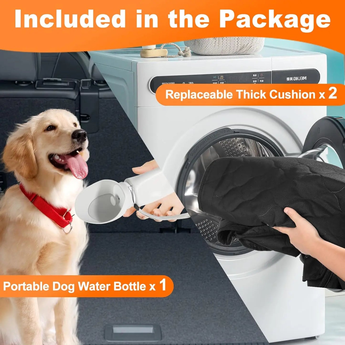 Waterproof Pet Travel Foldable Car Seat