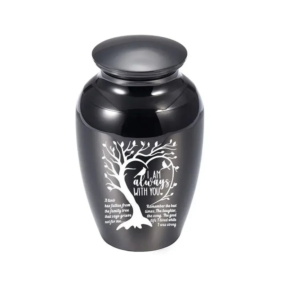 Pet family ashes cremation jar