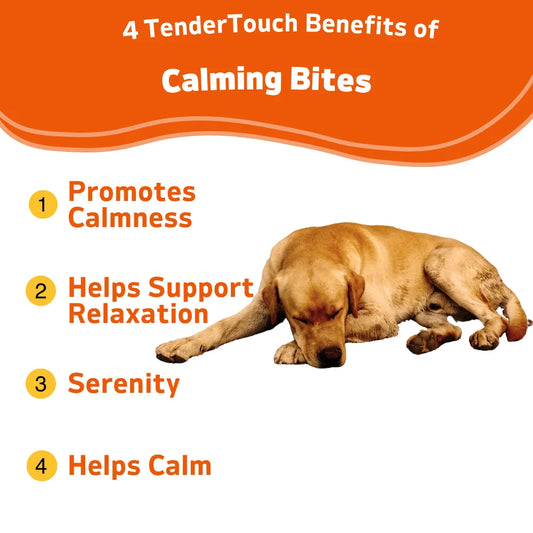 120 Chews -  TenderTouch Calming for Dogs , Anxiety  for Everyday Stress