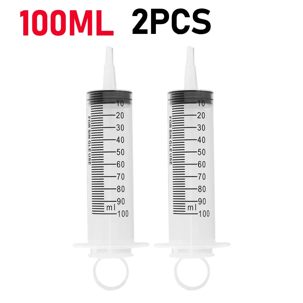 60/100ml Plastic Bulk Needle-Free Disposable Syringes