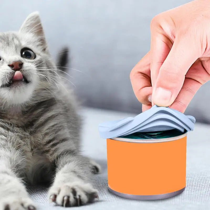 Silicone Can Cover Lids With Spoon