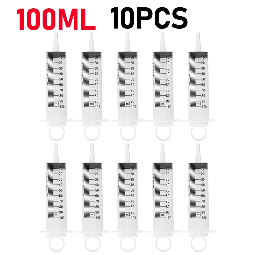 60/100ml Plastic Bulk Needle-Free Disposable Syringes