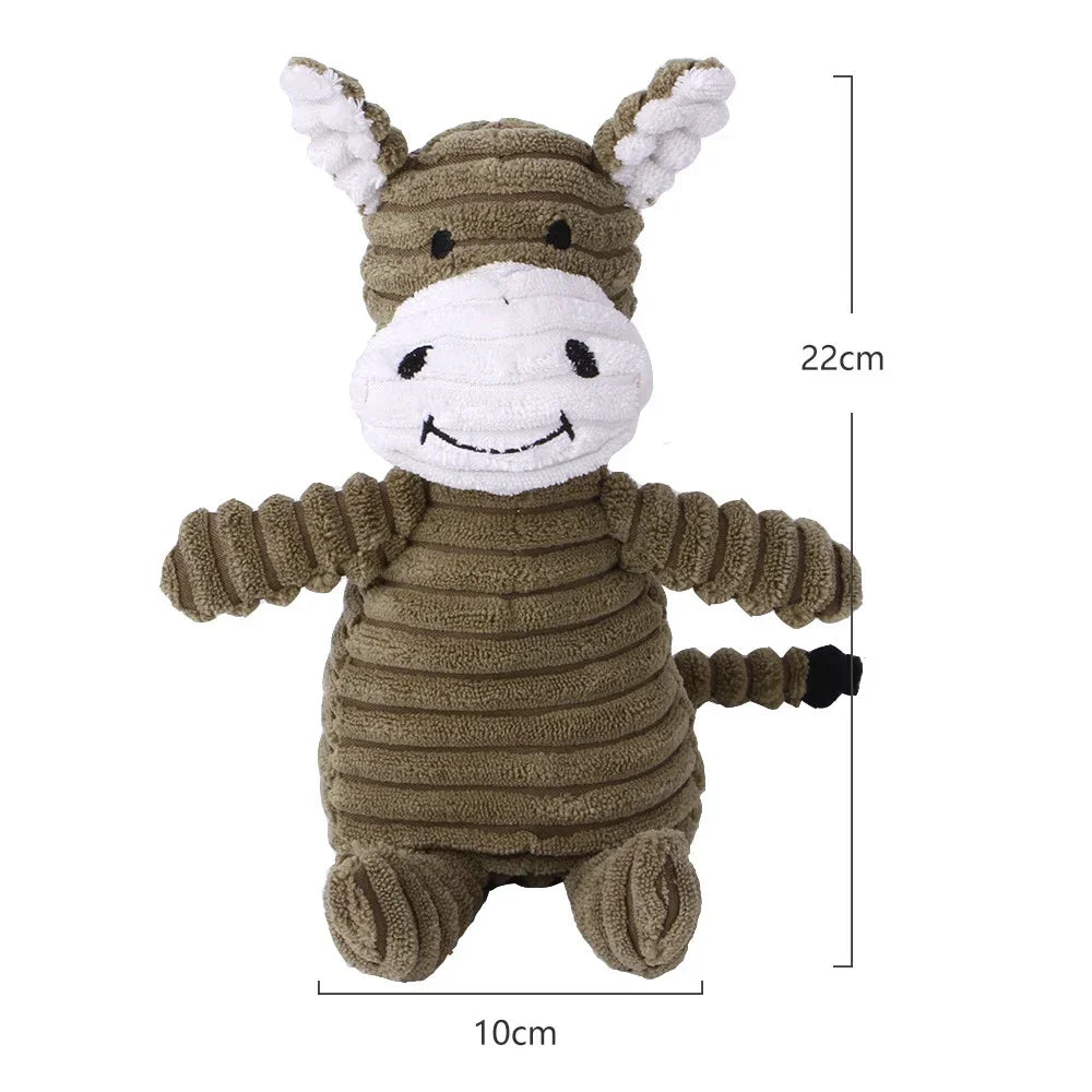 Animal Shaped Bite Resistant Squeaky Toys