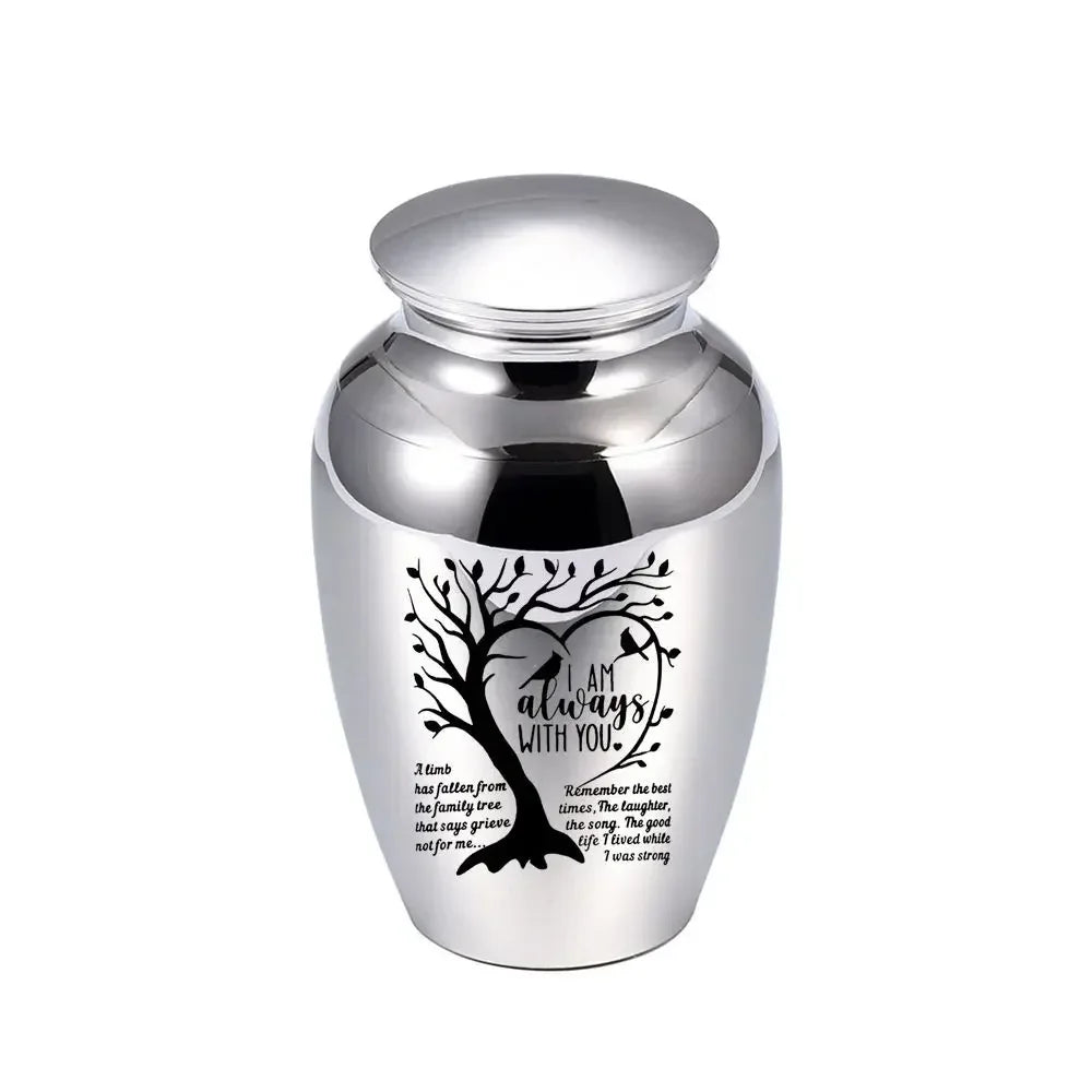 Pet family ashes cremation jar