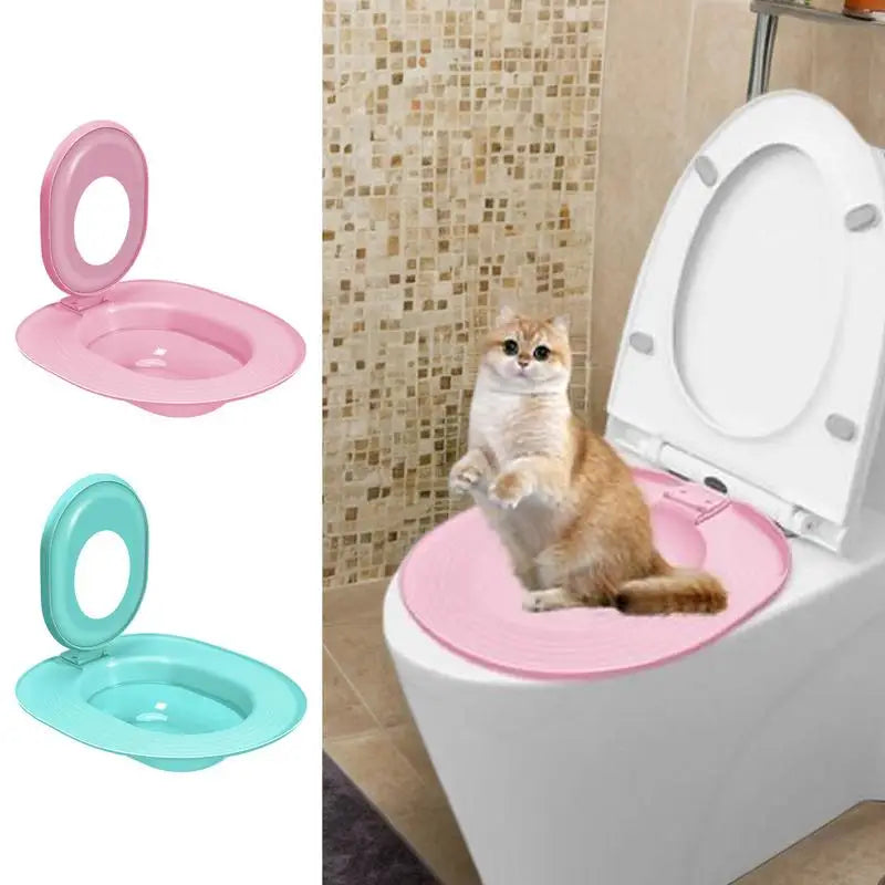 Cat Toilet Seat Trainer Sand Box