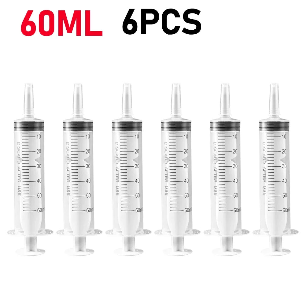 60/100ml Plastic Bulk Needle-Free Disposable Syringes