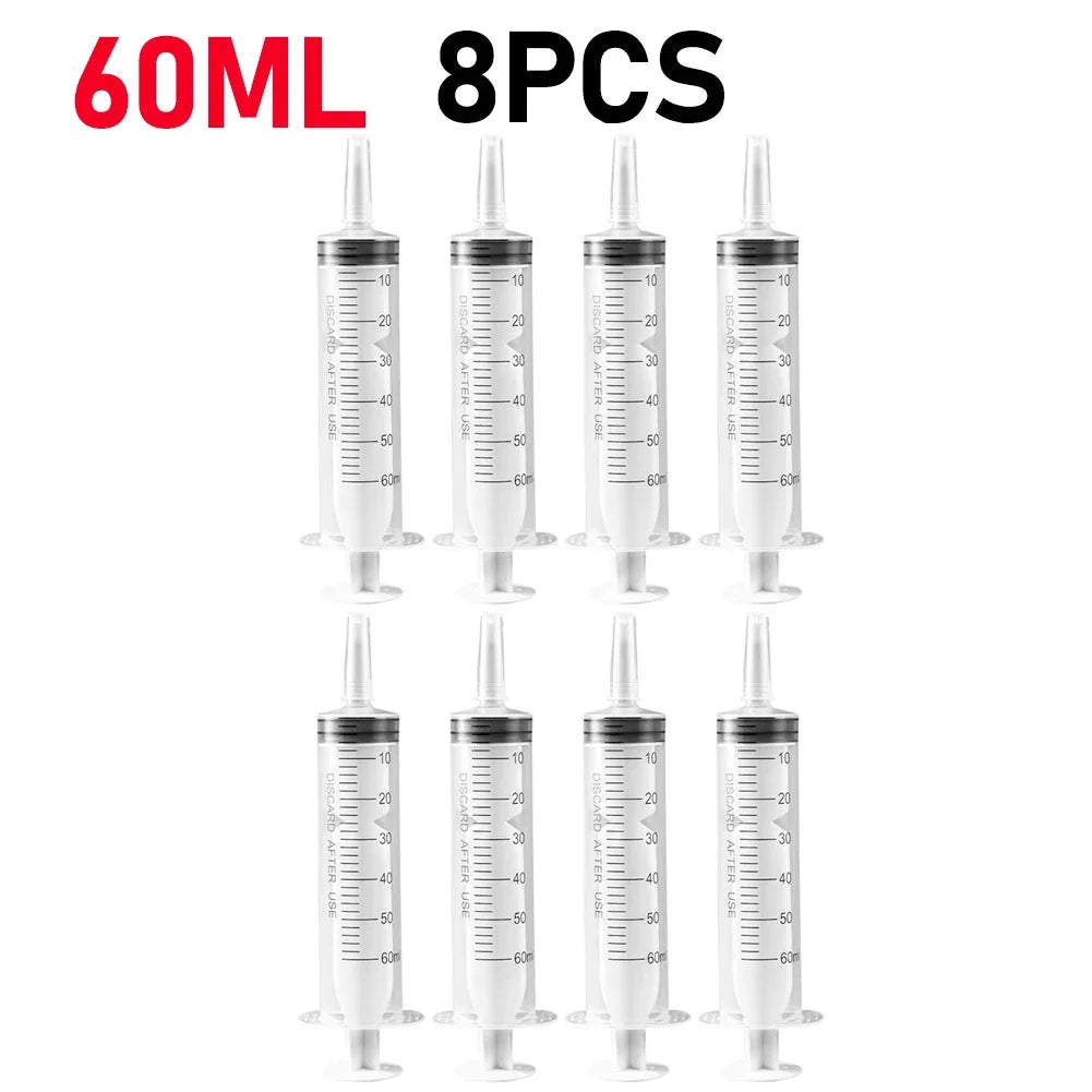 60/100ml Plastic Bulk Needle-Free Disposable Syringes