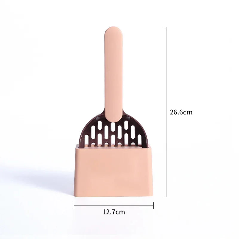 Cat Litter Scoop Plastic Shovel With Base
