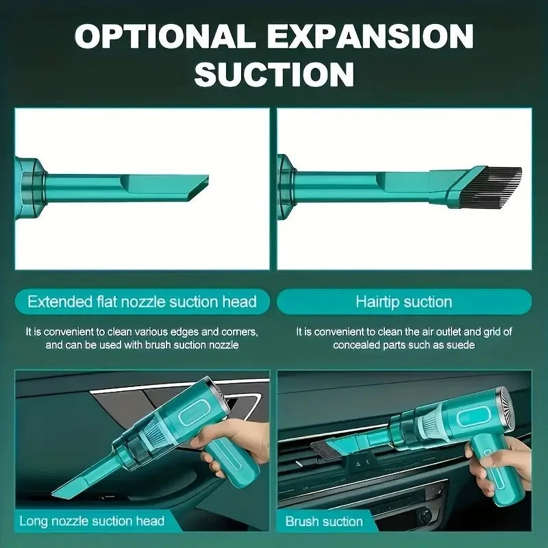 Powerful Cordless Handheld Vacuum Pet Hair, Rechargeable, Portable Dustbuster