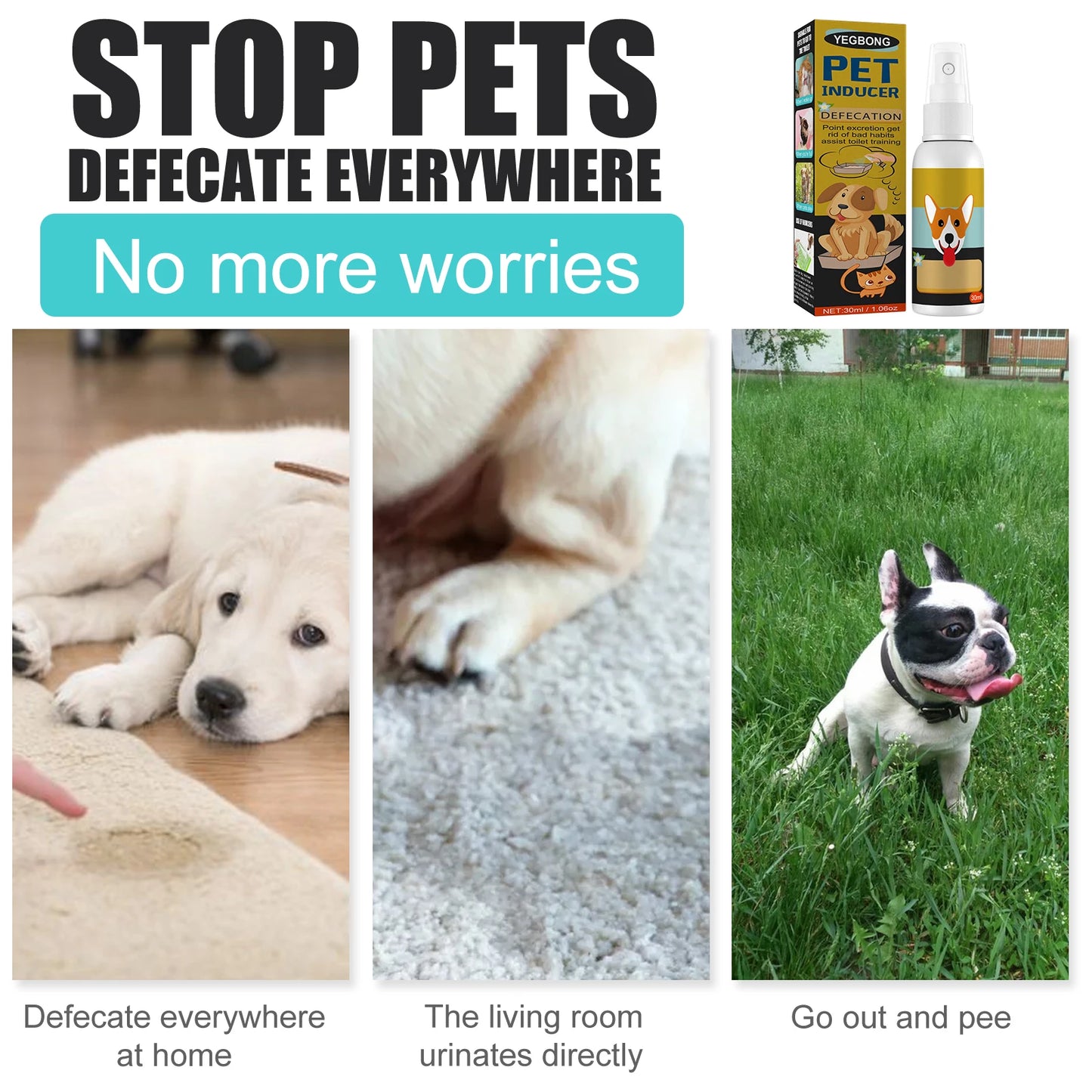 Dog/Cat Potty Training Spray
=-