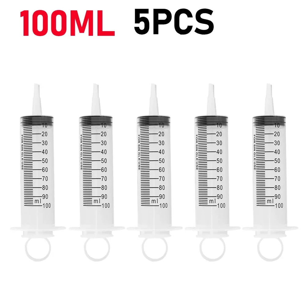 60/100ml Plastic Bulk Needle-Free Disposable Syringes