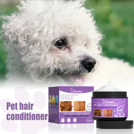 50ml Non-Knotted Pet Hair Care Cream Moisturizes, Conditioner for Dry Skin