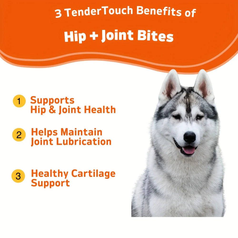 Dog Hip and Joint Supplement - Glucosamine Chondroitin, Vitamin A