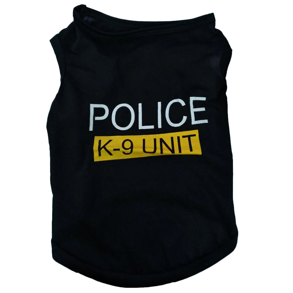 Pet Vest Police Clothes