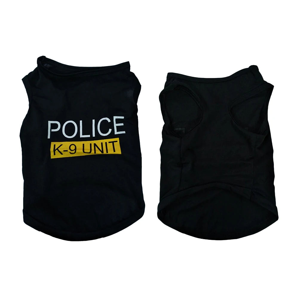 Pet Vest Police Clothes