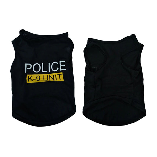Pet Vest Police Clothes