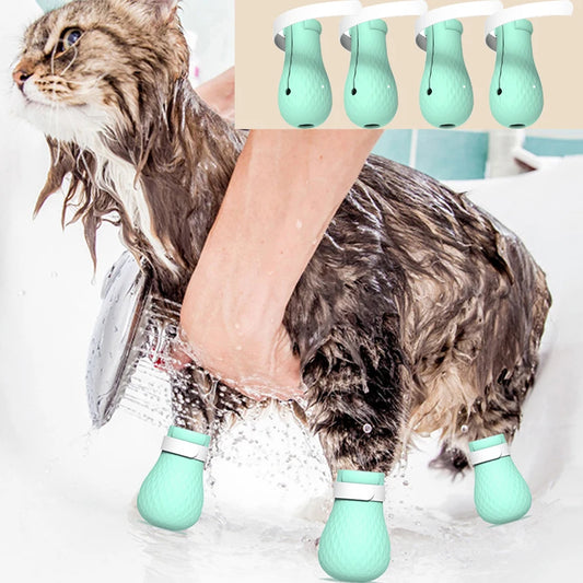 Adjustable Cat Paw Protector for Bath