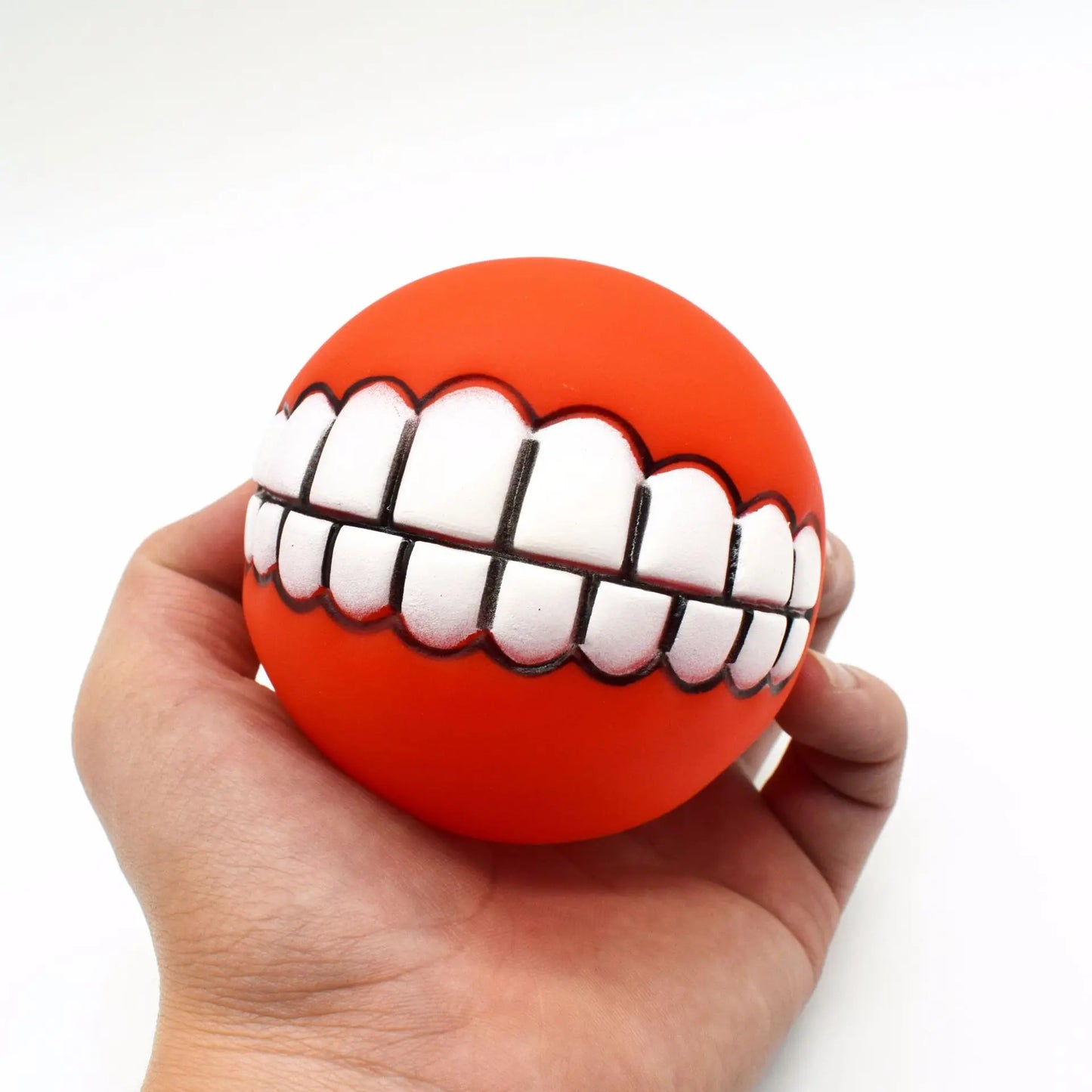 Pet Dog Ball Teeth Funny Trick Silicone Toy