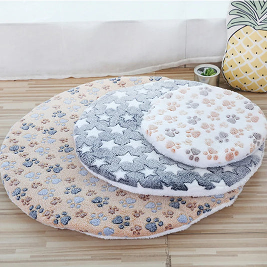 Soft Sofa Cushion Cotton Washable Round Pet Mat Bed