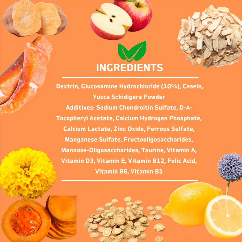 Dog Hip and Joint Supplement - Glucosamine Chondroitin, Vitamin A