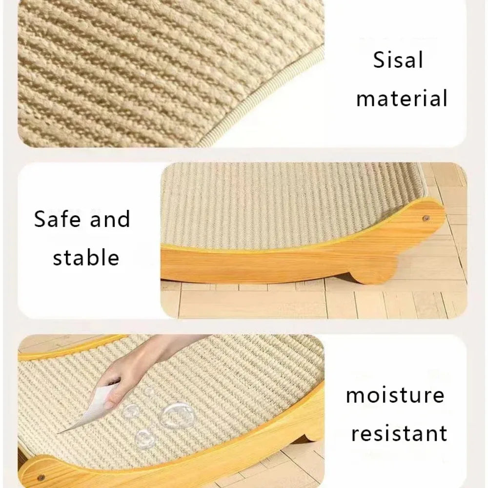 Cat Scratching Board Detachable Wear-resistant Multifuction Cats Sleeping Bed