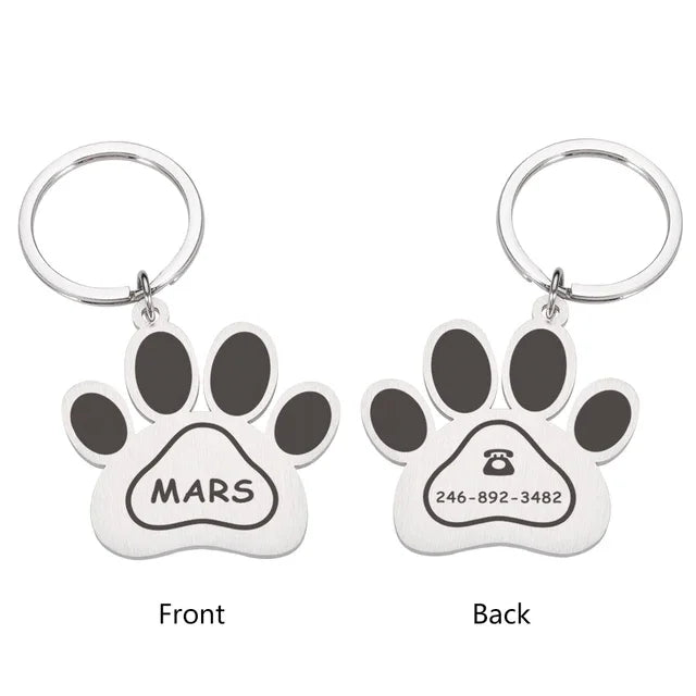 Customized Dog Collar Name Tag Dog Medal with Engraving