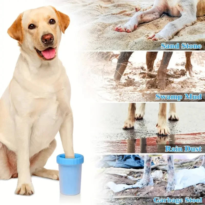 Portable Pet Paw Cleaner - 1pc Easy-to-Use Dog Foot Washer for Mud & Dirt Removal, Quick Cleaning Cup for Dogs & Cats
