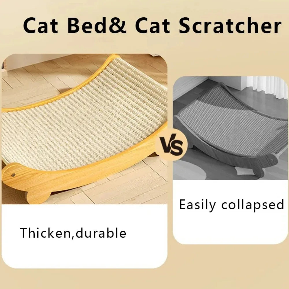 Cat Scratching Board Detachable Wear-resistant Multifuction Cats Sleeping Bed