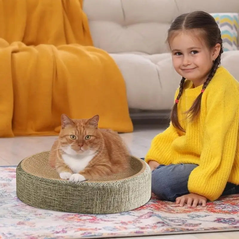 Cat Scratcher Oval Pad Bowl
