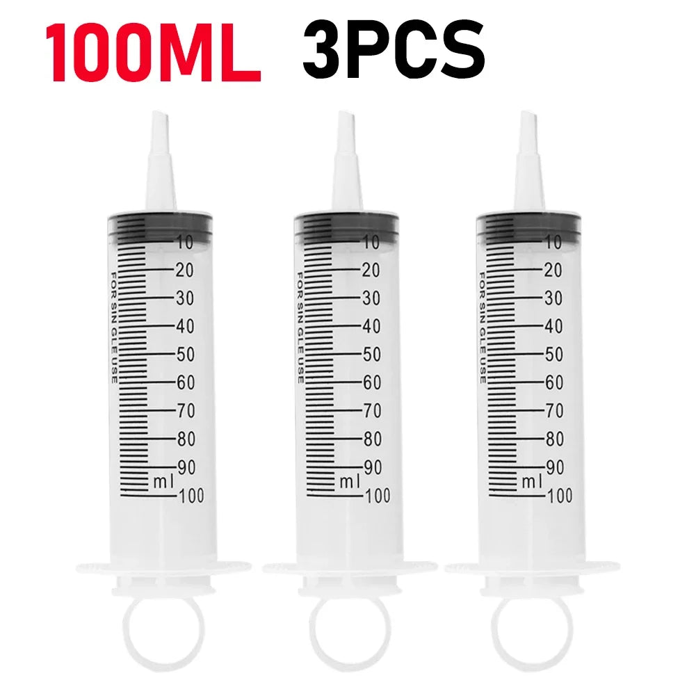 60/100ml Plastic Bulk Needle-Free Disposable Syringes