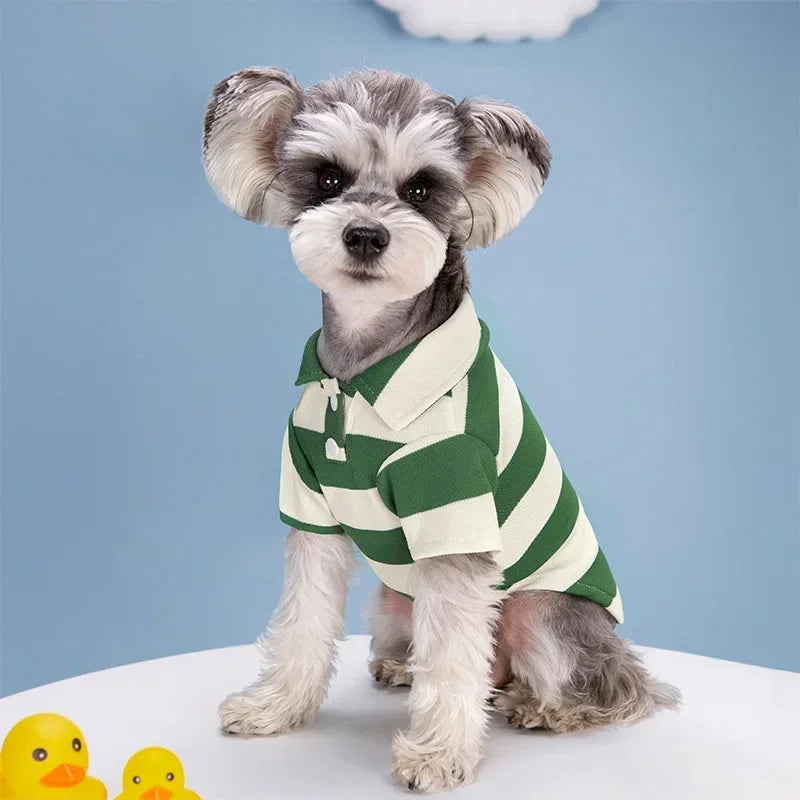 Thin Breathable Summer Polo Dog Shirts
