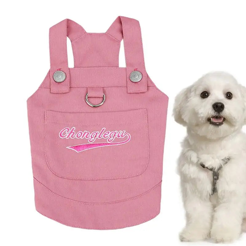 Dog Denim Overalls For Cats and Dogs