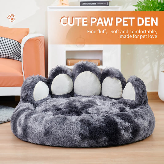 Cozy Comfy Paw Shape Warm Dog Bed Cushion