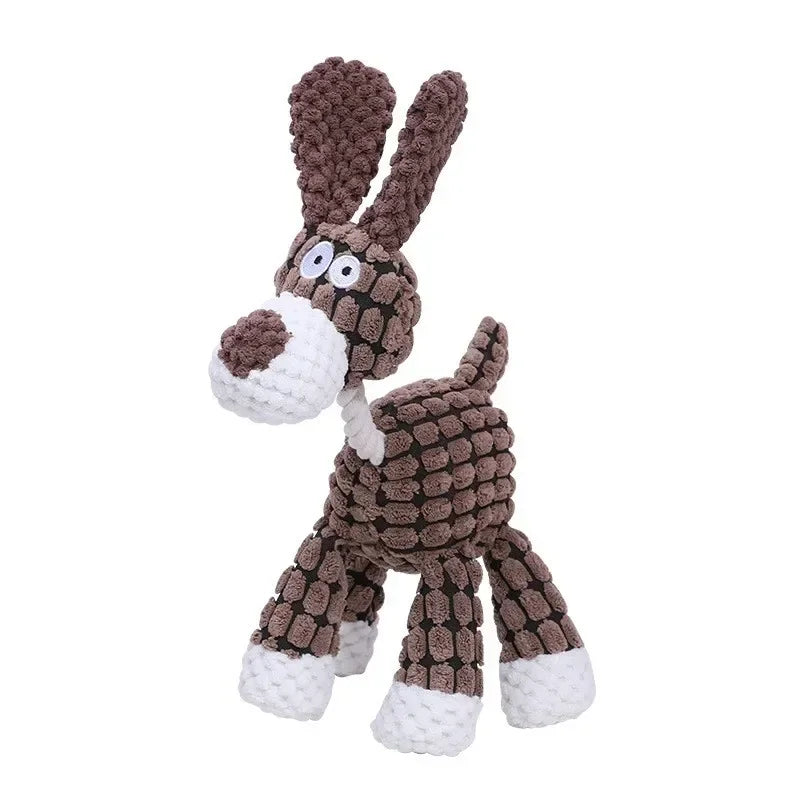 Animal Shaped Bite Resistant Squeaky Toys