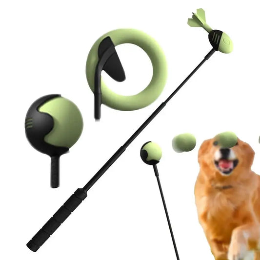 Dog Toys Throwing Pole Tennis Ball Launcher