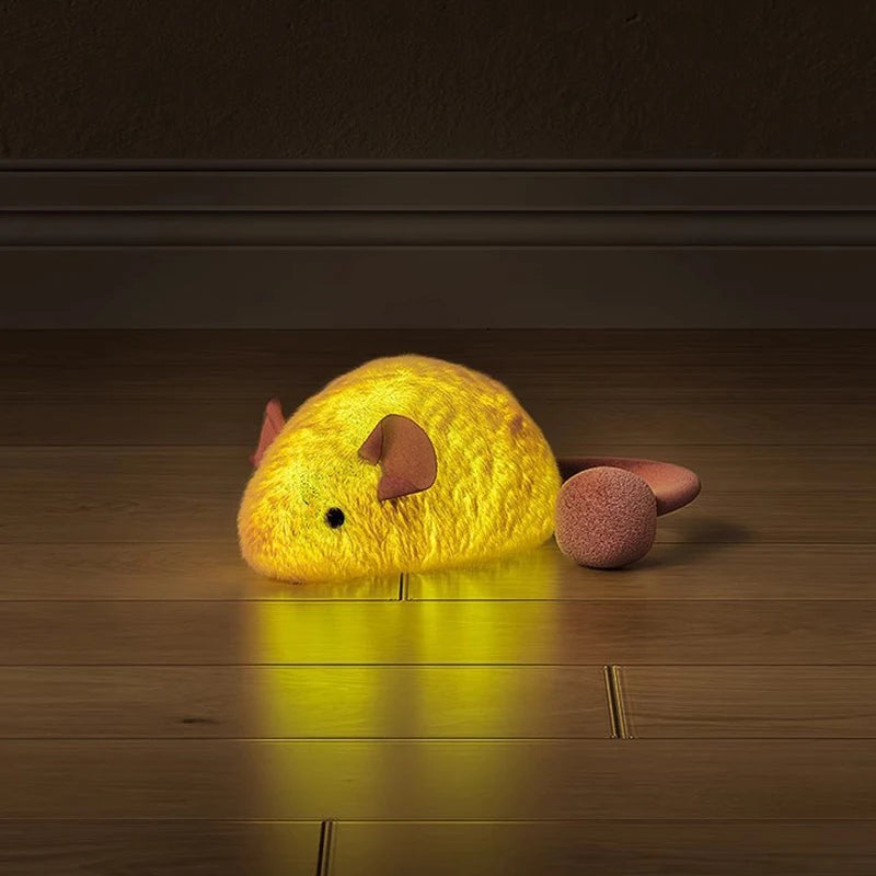 Interactive Plush Mouse Cat Simulation Mice Kitten Self-Playing Plush Toy