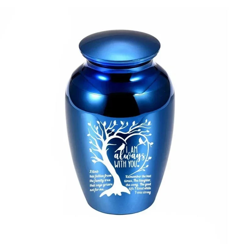 Pet family ashes cremation jar