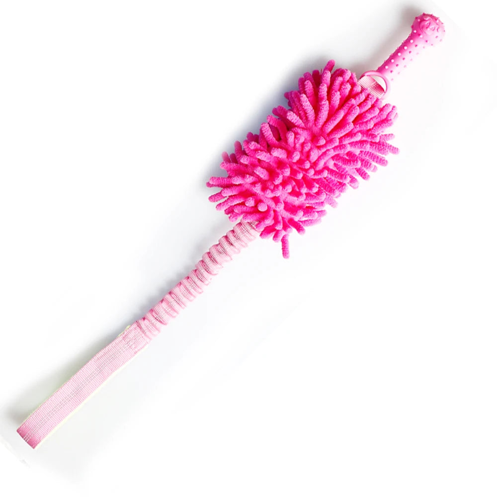 1pc Dog Plush Chew, Teeth Cleaning  Durable Training Interactive Toy