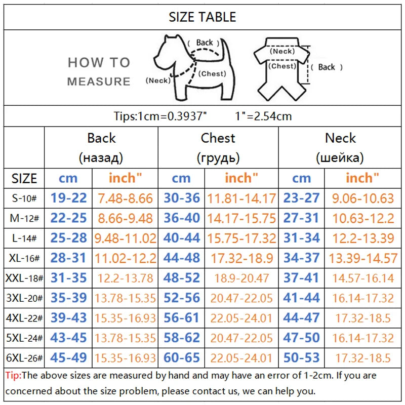 Winter Pet Clothes Super Warm Jacket, thicker Cotton  Waterproof Coat